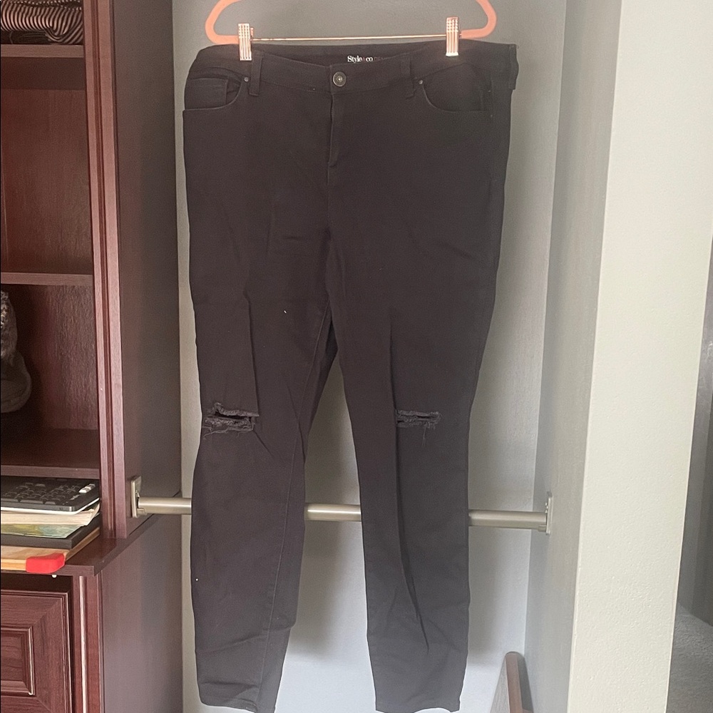 Style & Co. Charcoal Denim Jeans
